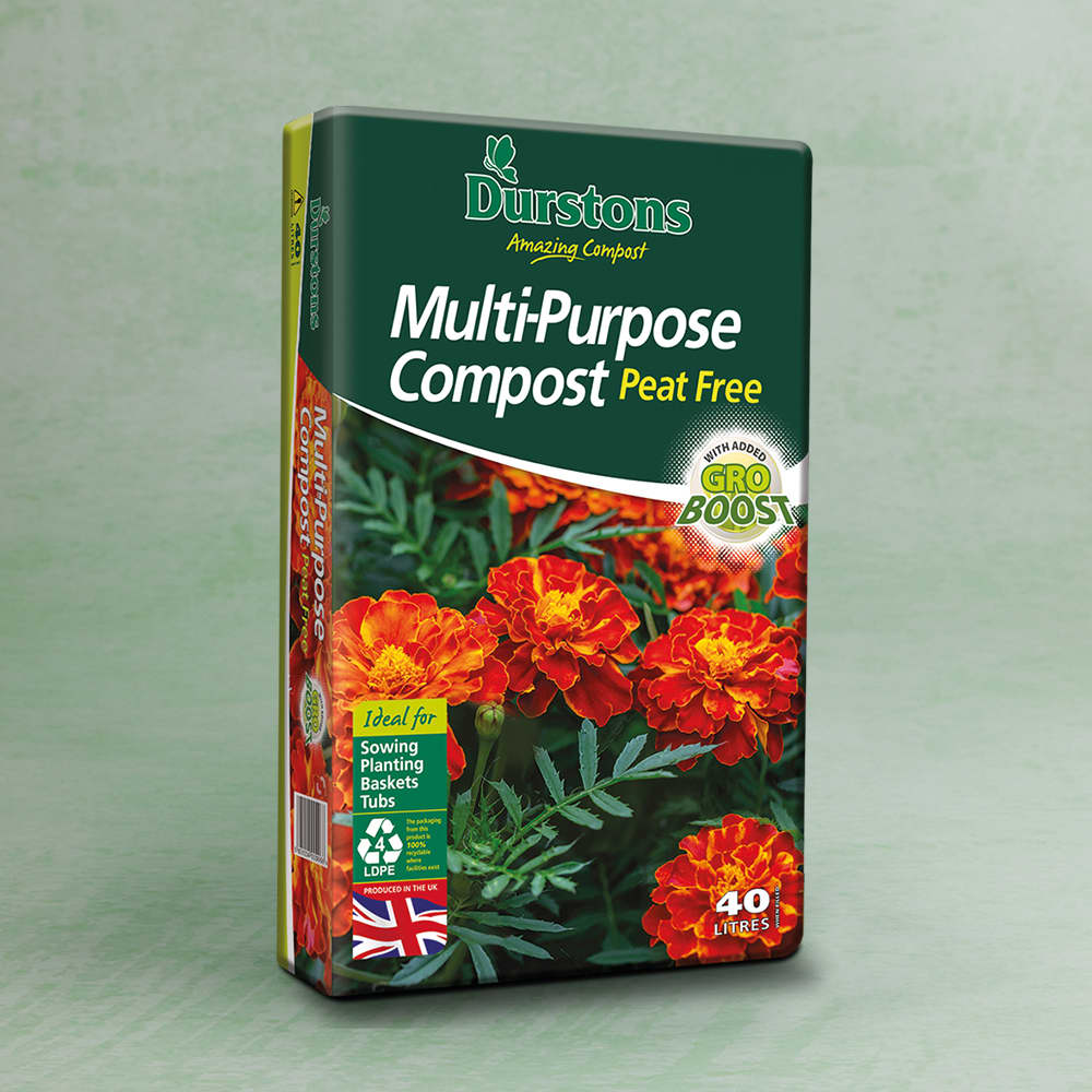 Durstons Peat Free Multipurpose Compost, 40Ltr