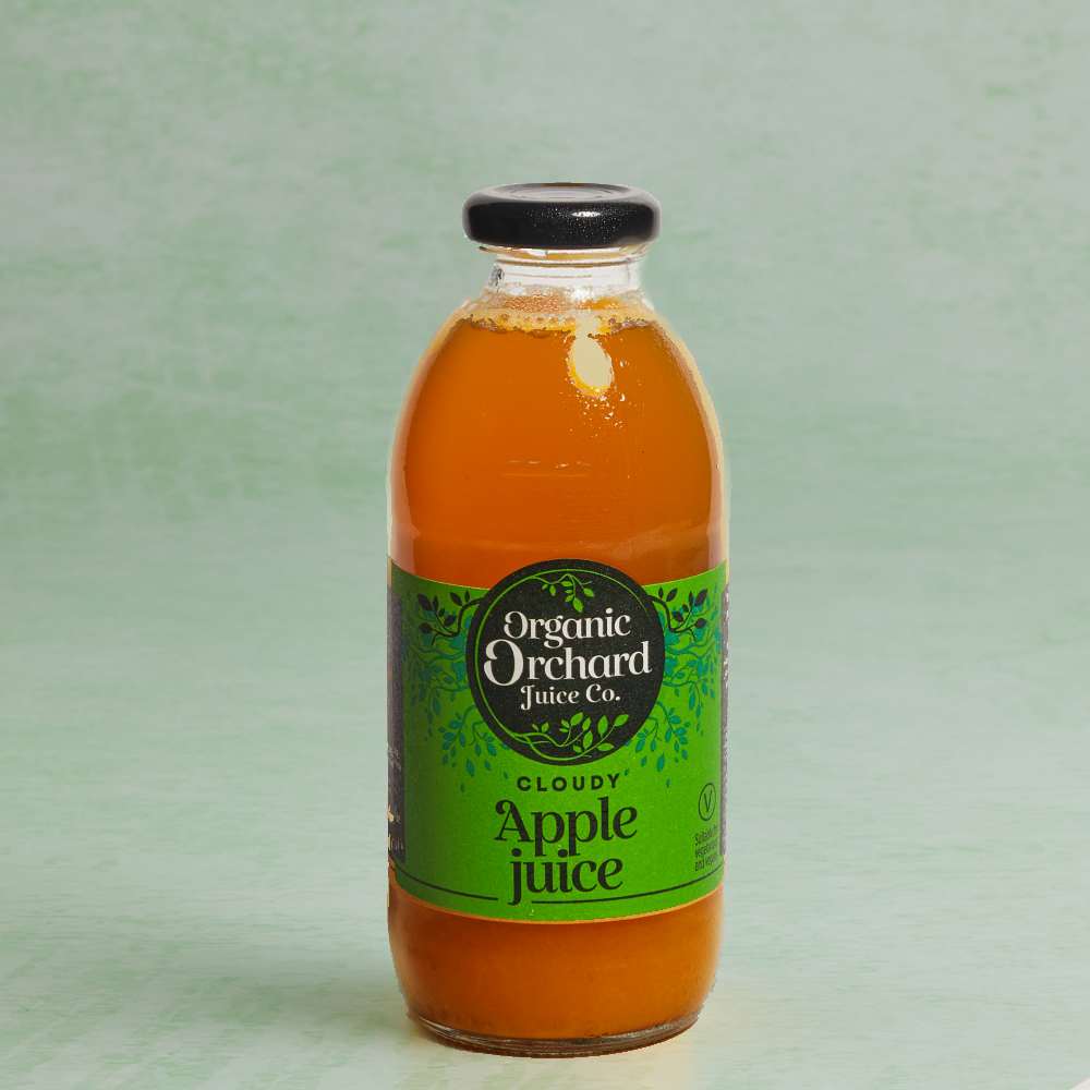 Organic Orchard Juice Co. Apple Juice in Glass, 500ml