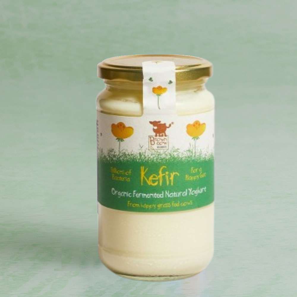 Brown Cow Organics Natural Kefir Fermented Yoghurt, 450g