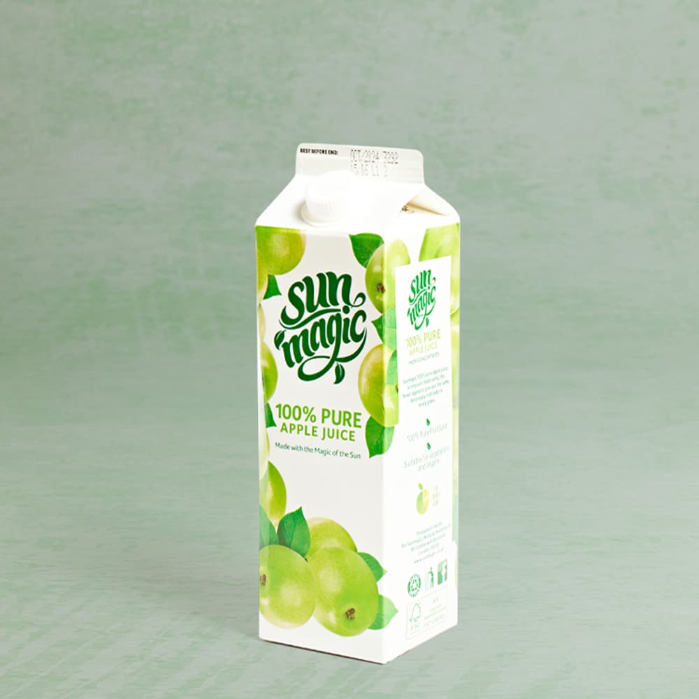Sunmagic 100% Pure Apple Juice, 1Ltr