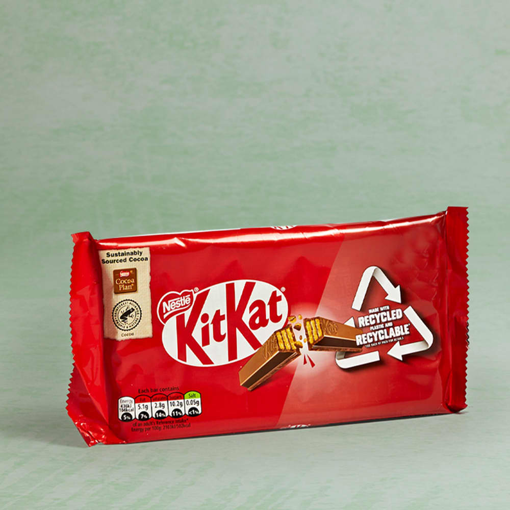 KitKat 4 Finger Milk Chocolate Wafers, 3 Pack