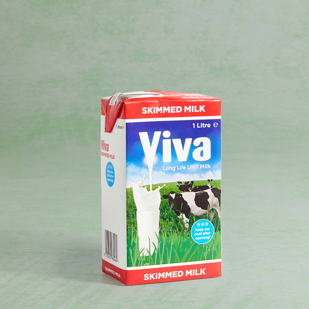 Viva Skimmed Long-Life Milk, 1Ltr