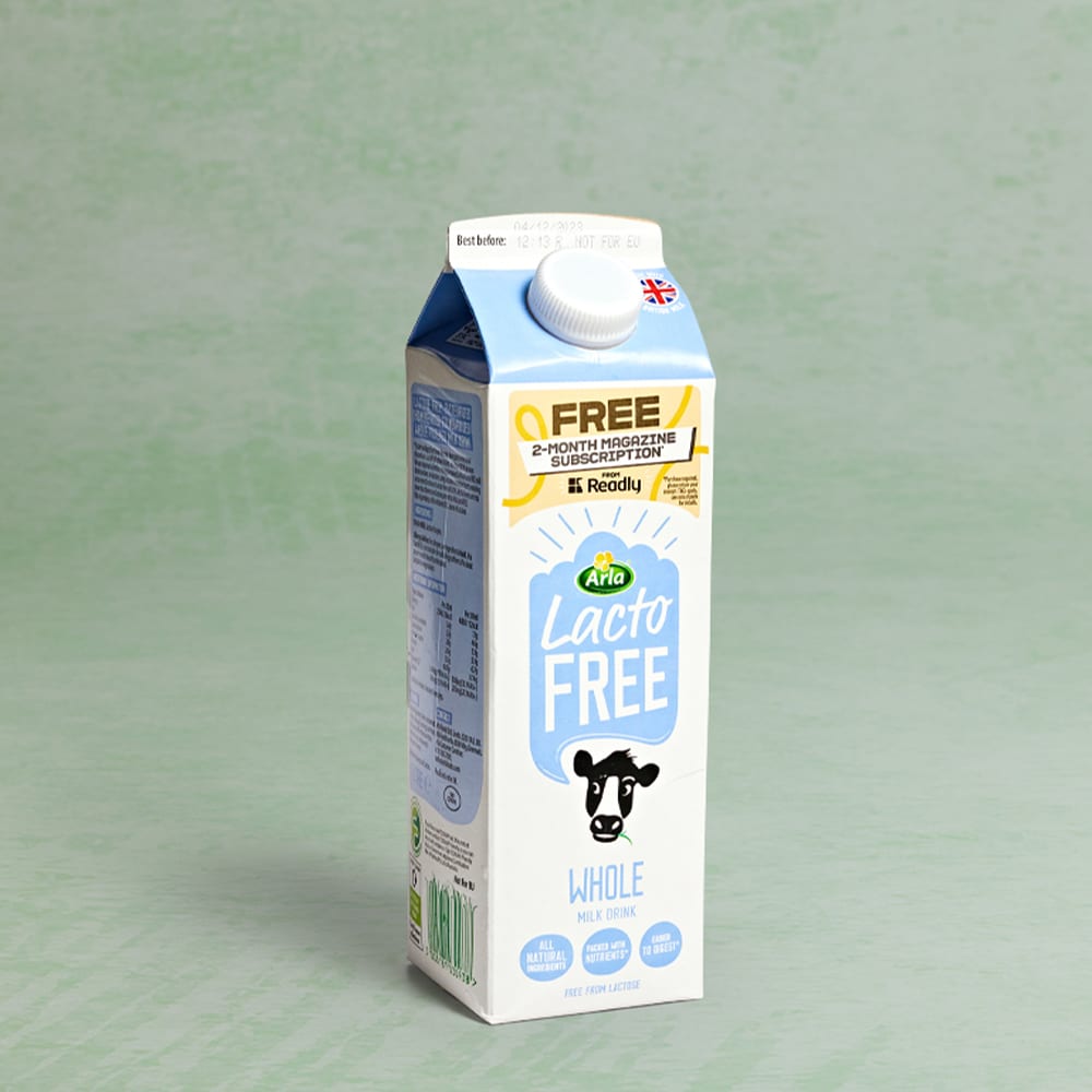 Lactofree Fresh Whole Milk, 1Ltr