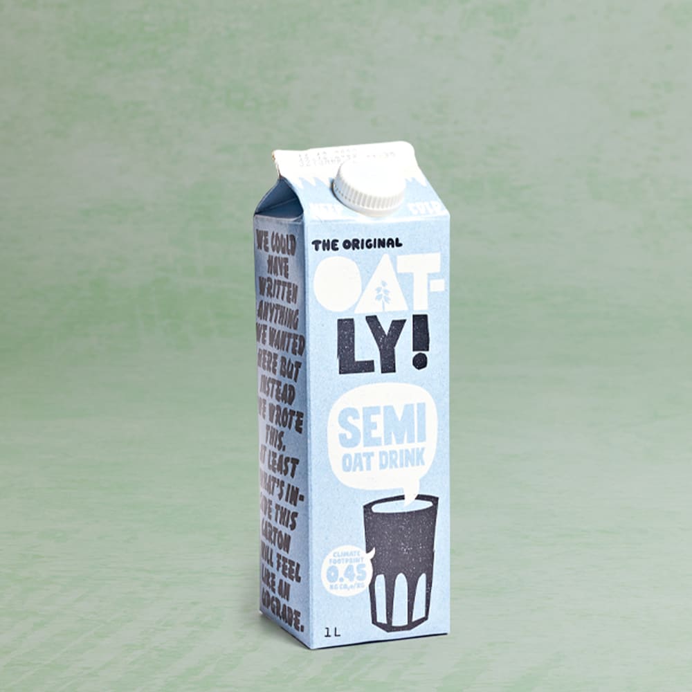 Oatly Semi Skimmed Oat Drink, 1Ltr