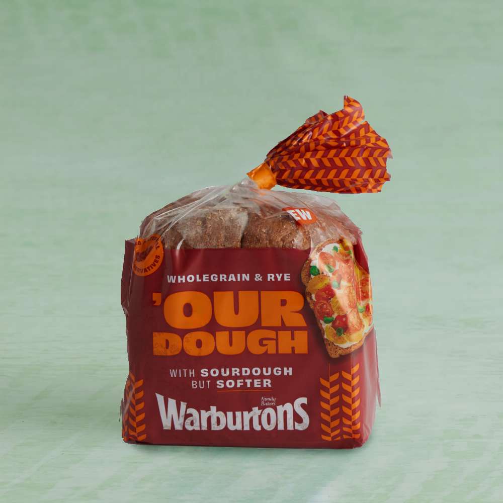 Warburtons 'Our Dough Wholegrain & Rye, 400g