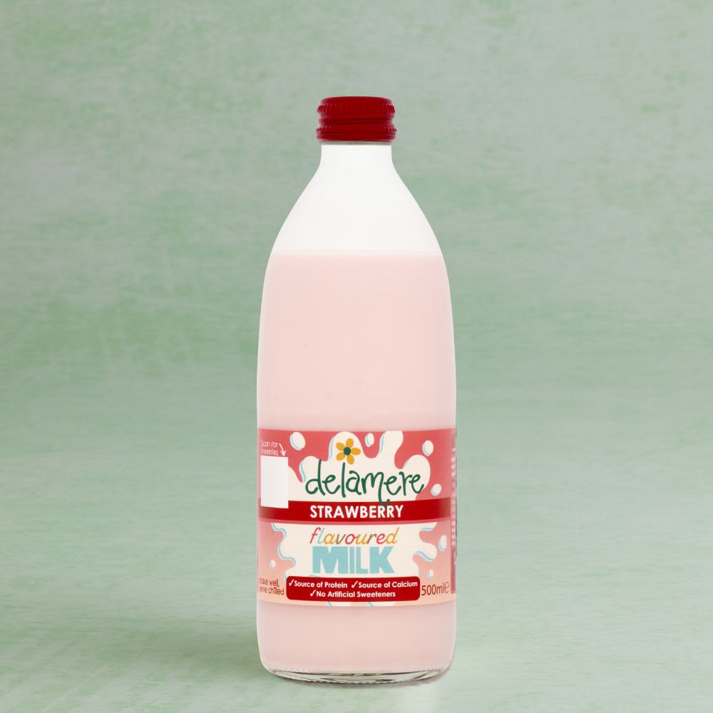 Delamere Strawberry Milk, 500ml
