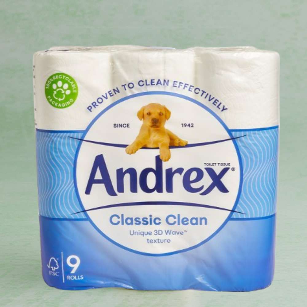 Andrex Classic Clean Toilet Roll, 12 Pack