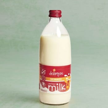 Delamere Sterilised Skimmed Milk, 500ml