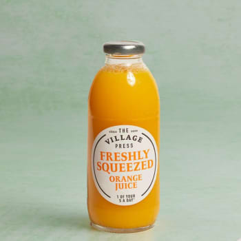 The Village Press Freshly Squeezed Orange Juice, 500ml