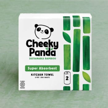 Cheeky Panda Bamboo Kitchen Towel, 2 Pack