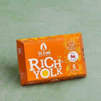 St Ewe Rich Yolk Free Range Eggs, 6 Pack