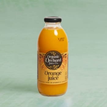 Organic Orchard Juice Co. Orange Juice in Glass, 500ml