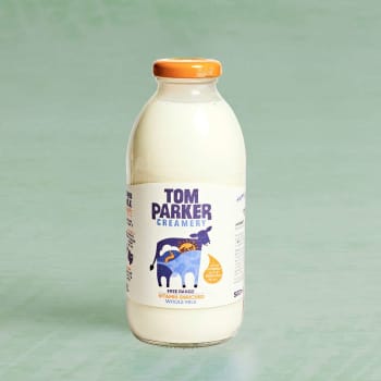 Tom Parker Vitamin Enriched Whole Milk in Glass, 500ml