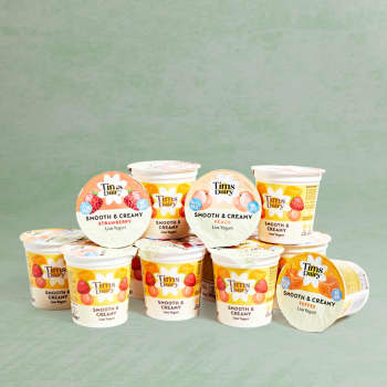 Tims Smooth & Creamy Mixed Fruit Yoghurts, 12 x 125g
