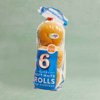 Warburtons White Rolls, 6 Pack