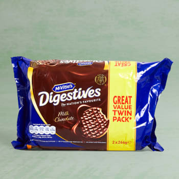 McVitie's Milk Chocolate Digestives, Twin Pack 2 x 266g