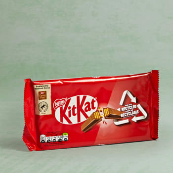 KitKat 4 Finger Milk Chocolate Wafers, 3 Pack