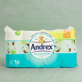 Andrex Coconut Fresh Toilet Roll, 16 Pack