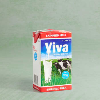 Viva Skimmed Long-Life Milk, 1Ltr