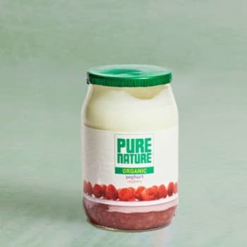 Pure Nature Organic Raspberry Yoghurt, 150g