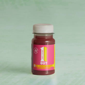 One Living Gut Health Shot, Strawberry Lemon, 100ml
