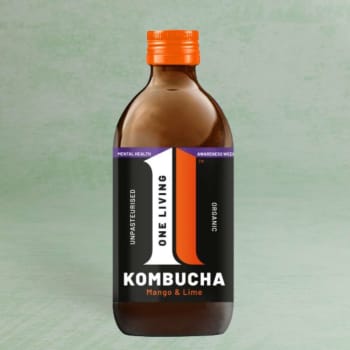 One Living Mango & Lime Organic Kombucha, 330ml