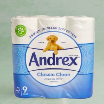 Andrex Classic Clean Toilet Roll, 12 Pack