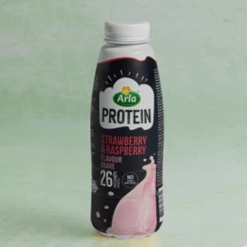 Arla Strawberry & Raspberry Protein Shake, 482ml